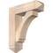 Ekena Millwork Imperial Arts and Crafts Smooth Bracket w/ Offset Brace, Douglas Fir, 7 1/2"W x 26"D x 30"H BKT0806X26X30IMP03SDF - alternate 1